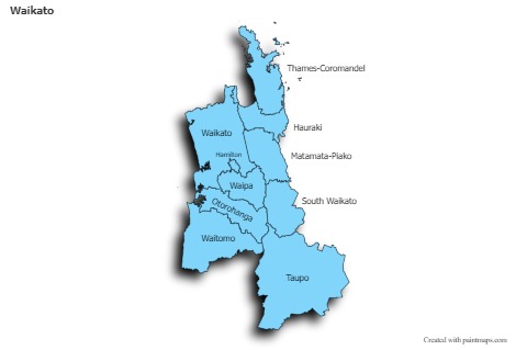 Sample Maps for Waikato (blue,shadowy)