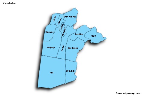 Mapas de muestra para Kandahar (azul,sombrío)