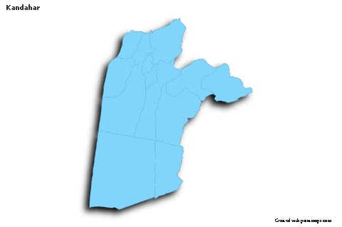 Mapas de muestra para Kandahar (azul,contorno,sombrío)