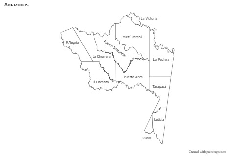 Sample Maps for Amazonas (black-white)