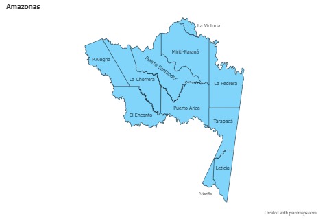 Sample Maps for Amazonas (blue)