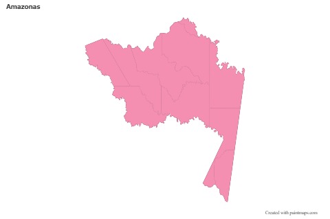 Sample Maps for Amazonas (pink,outline)