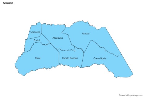 Sample Maps for Arauca (blue)