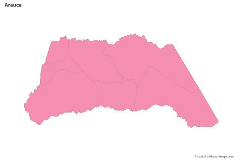 Sample Maps for Arauca (pink,outline)