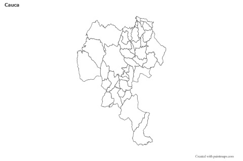 Mapas de muestra para Cauca (blanco-negro)