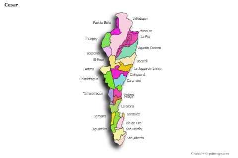 Sample Maps for Cesar (colored,shadowy)