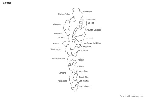 Sample Maps for Cesar (black-white)