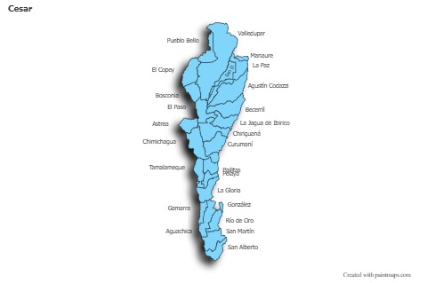 Sample Maps for Cesar (blue,shadowy)