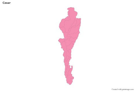 Sample Maps for Cesar (pink,outline)