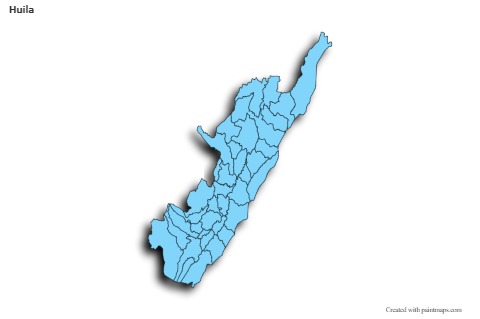 Contoh Peta untuk Huila (biru,bayangan)