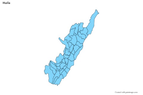 Contoh Peta untuk Huila (biru)