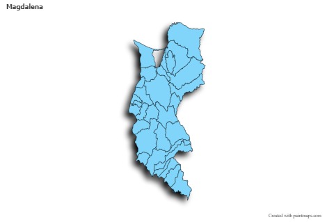 Contoh Peta untuk Magdalena (biru,bayangan)