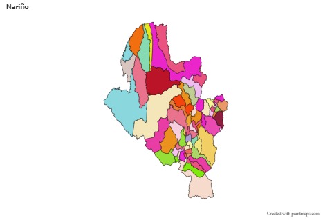Sample Maps for Nariño (colored)
