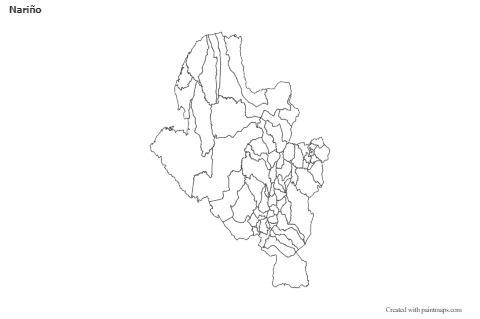 Sample Maps for Nariño (black-white)