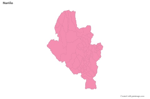 Sample Maps for Nariño (pink,outline)