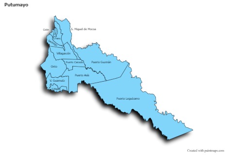 Sample Maps for Putumayo (blue,shadowy)