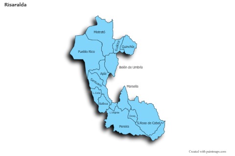 Contoh Peta untuk Risaralda (biru,bayangan)