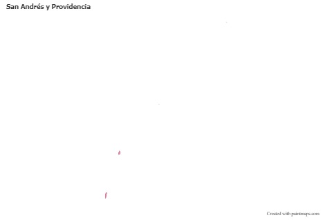 Mapas de muestra para San Andrés y Providencia (rosa,contorno)