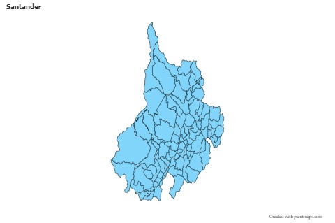 Sample Maps for Santander (blue)