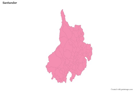 Sample Maps for Santander (pink,outline)