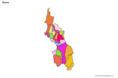Sample Maps for Sucre (colored)