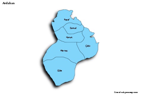 Sample Maps for Ardahan (blue,shadowy)