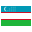 UZBEKISTAN Flag Icon