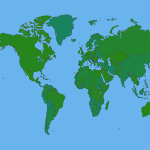 Crear Gráficos de Mapas Mundiales