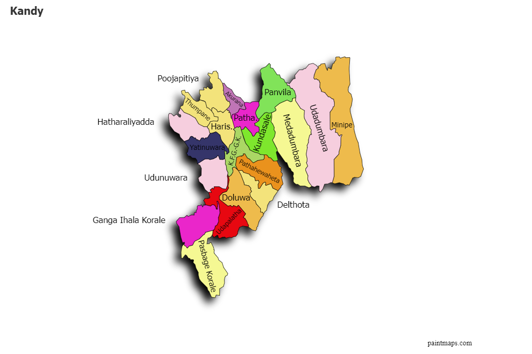 Sample Maps for Kandy
