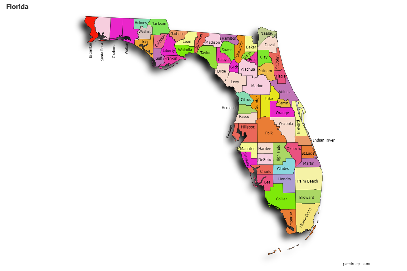 arco Automáticamente Cadera Genera Grafico De Mapa De Florida .