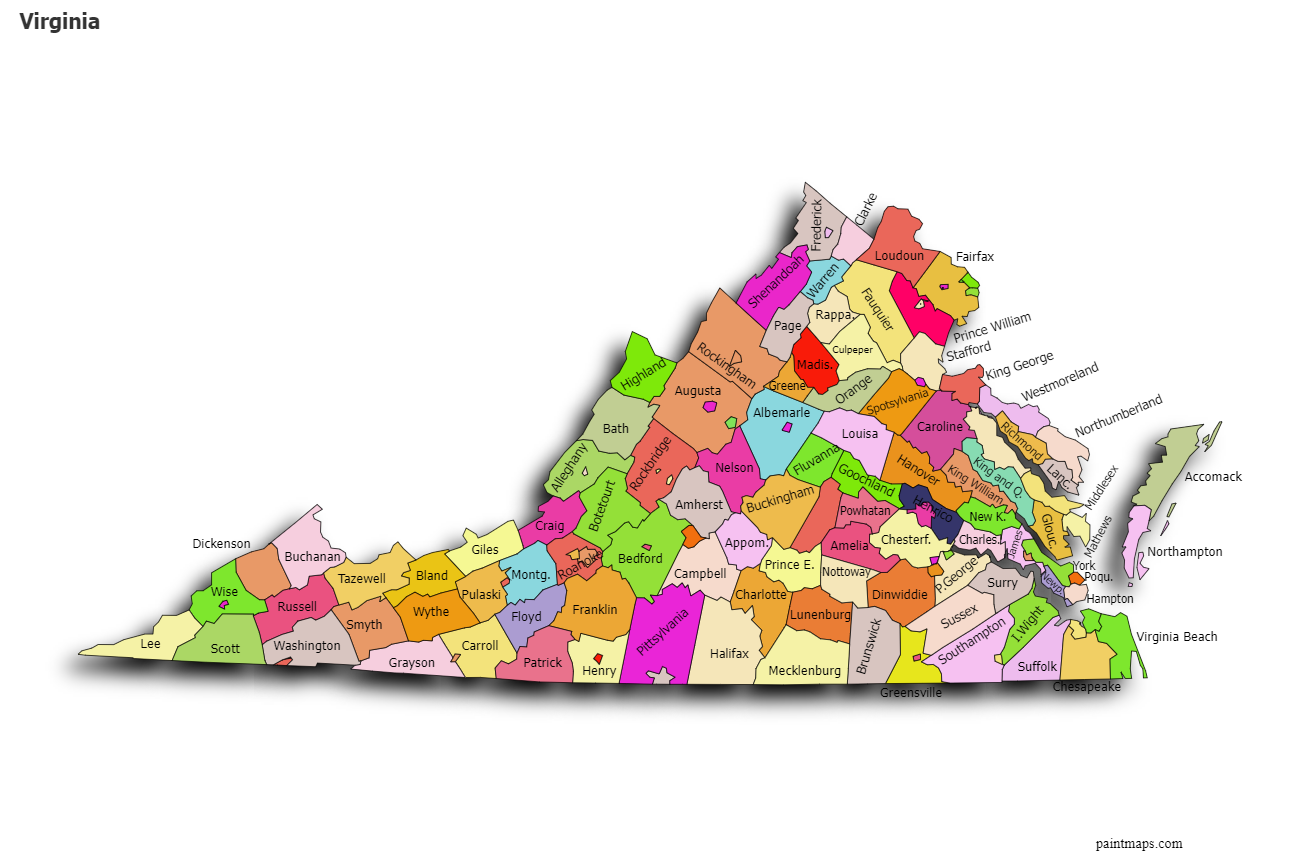 Virginia Size Chart