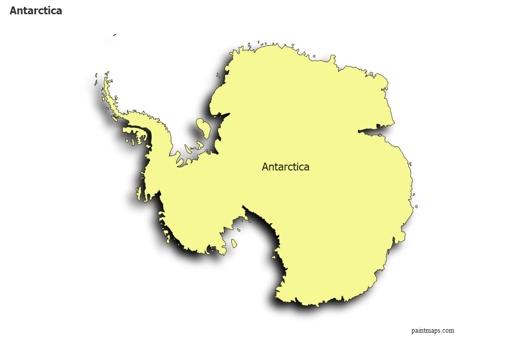 Create Custom Antarctica Map Chart with Online, Free Map Maker.