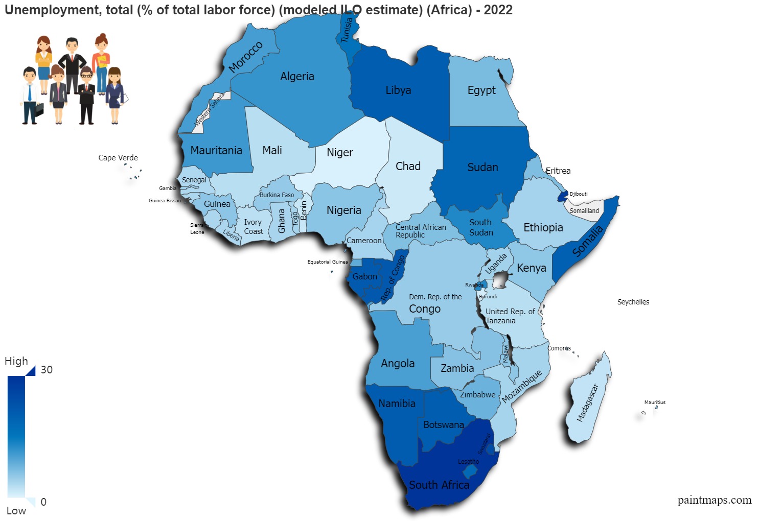 Unemployment Total Percentage Of Total Labor Force Modeled ILO Estimate