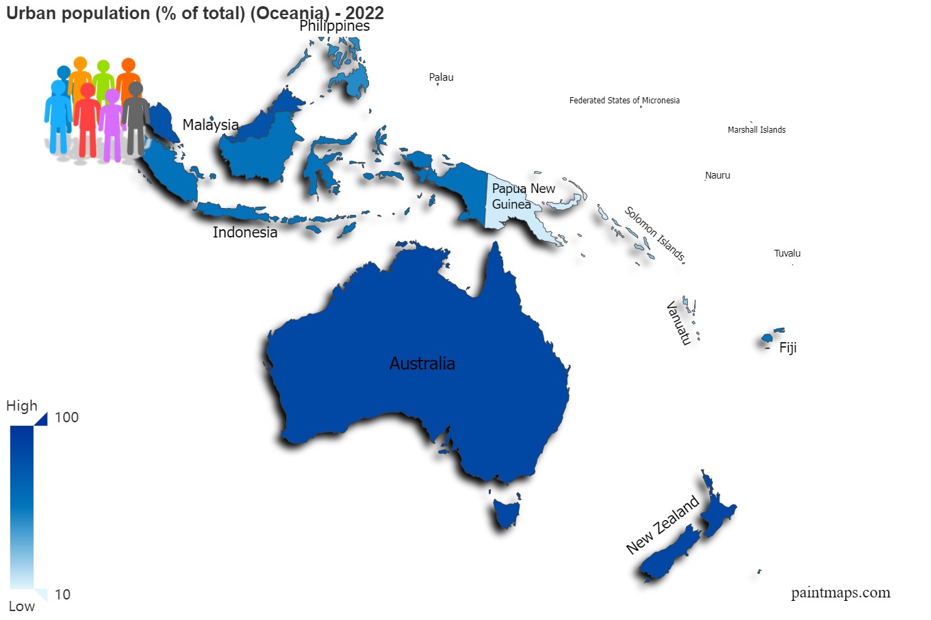 Этнический состав австралии и океании