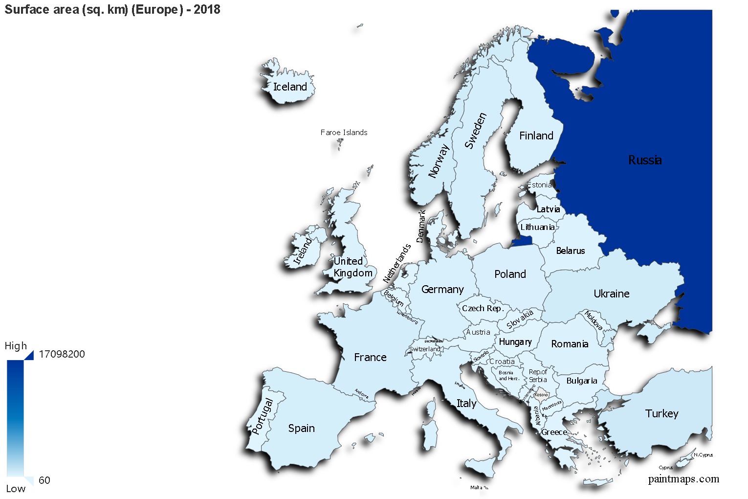 Surface Area Sq Km On Europe Map surface-area-sq-km-on-europe-map