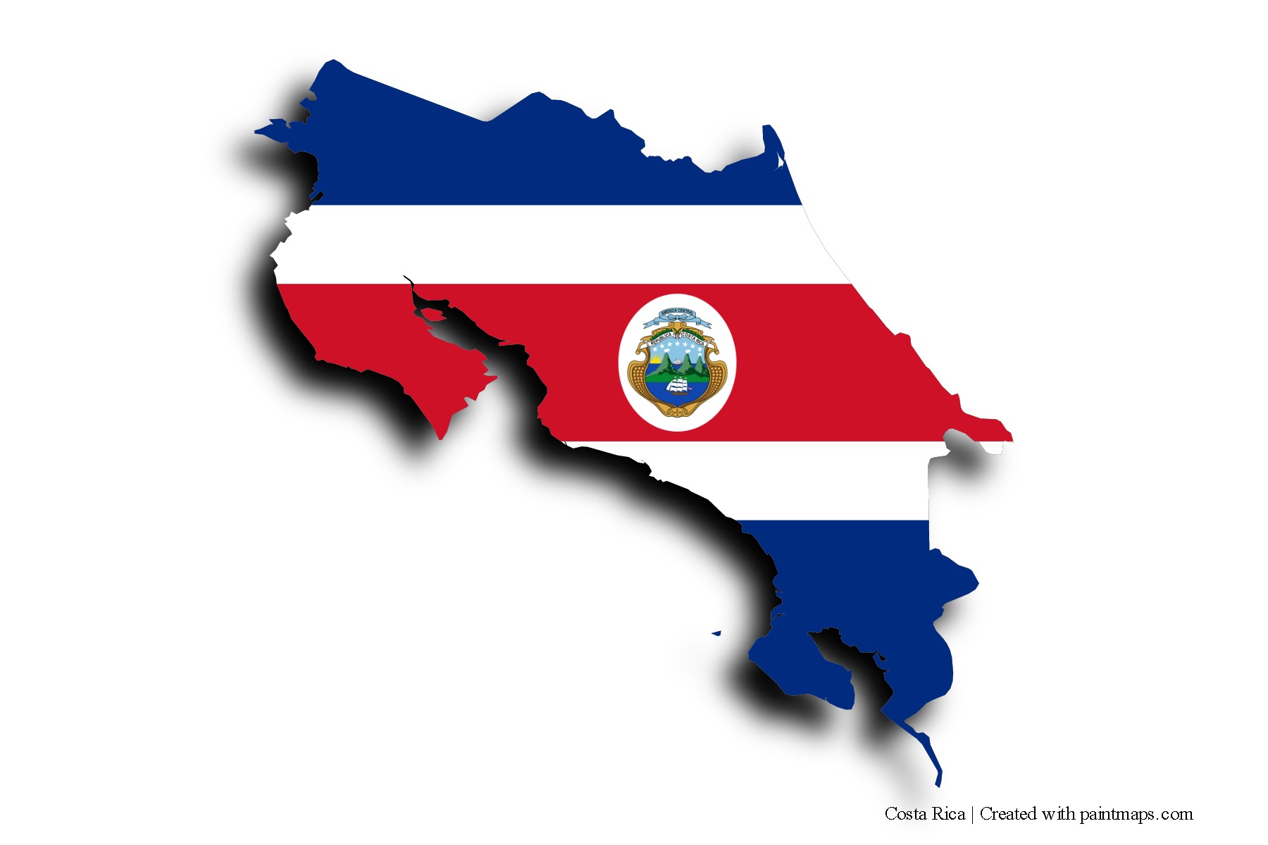 Sample Photo Maps for Costa Rica