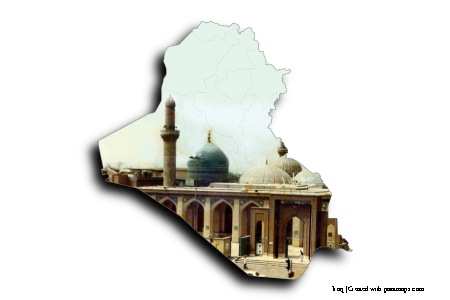 Masjid Abu Hanifah (di peta Irak)