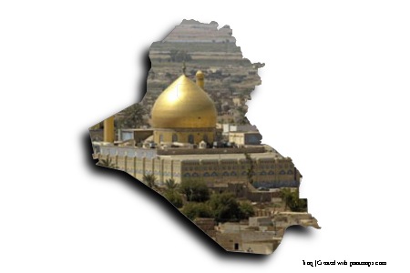 Masjid Al-Askari (di peta Irak)