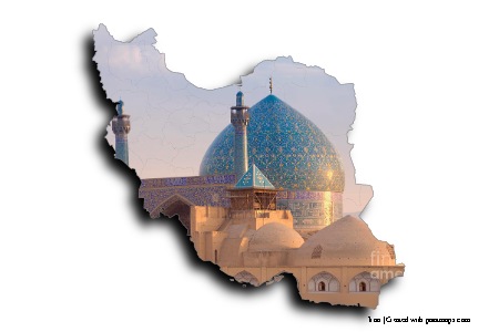 Shah Mosque, Isfahan (on Iran map)