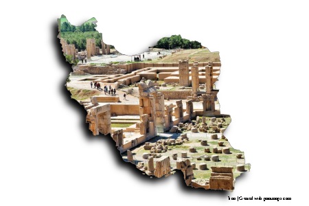Persepolis, Shiraz (on Iran map)