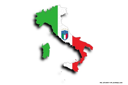 Italian Football Federation (on Italy map)