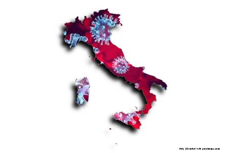 Covid-19 (on Italy map)