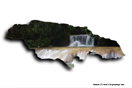 Cataratas Mayfield (en el mapa de Jamaica)
