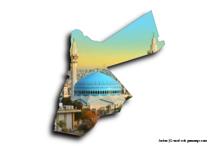 King Abdullah Mosque (on Jordan map)