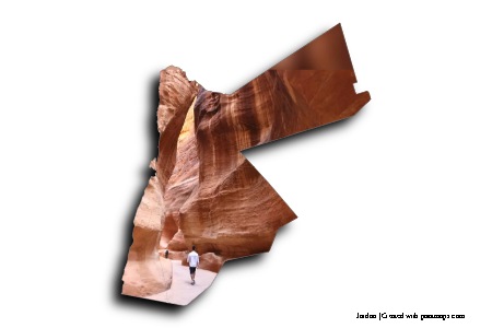The Siq (on Jordan map)