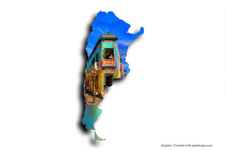 La Boca (on Argentina map)