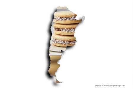 Argentina Alfajor (on Argentina map)