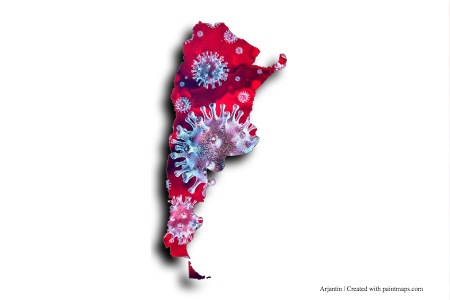 Argentina Covid-19 (on Argentina map)