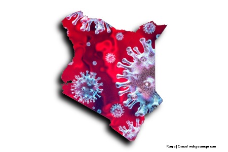 Covid-19 (on Kenya map)