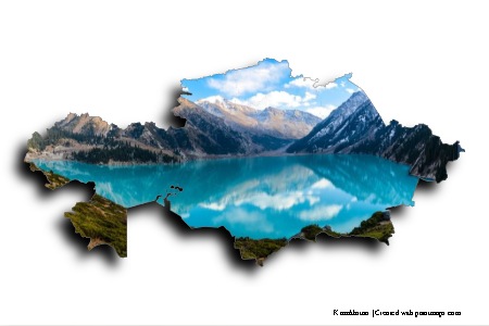 Parque nacional de Alatau (en el mapa de Kazakhstan)
